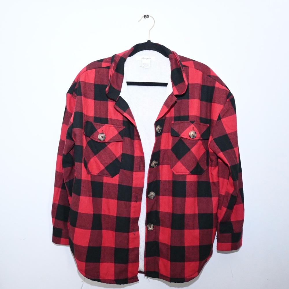 Buffalo plaid jacket